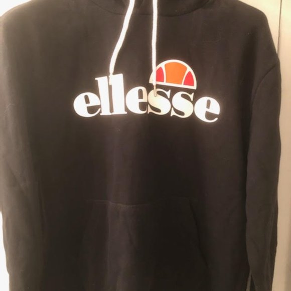 ELLESSE MENS BLACK HOODY SIZE XL BRAND NEW - Picture 2 of 7